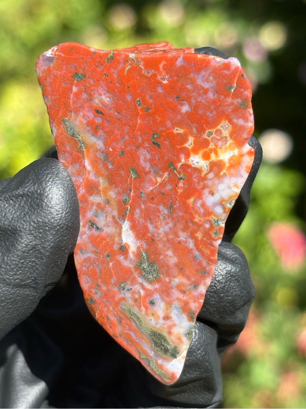 Red Ocean Jasper Crystal Freeform - Polished Sea Jasper